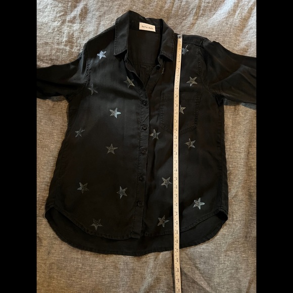 BELLA DAHL Front Pocket Star Button Down Shirt - Size S Like New Condition! - Picture 7 of 7